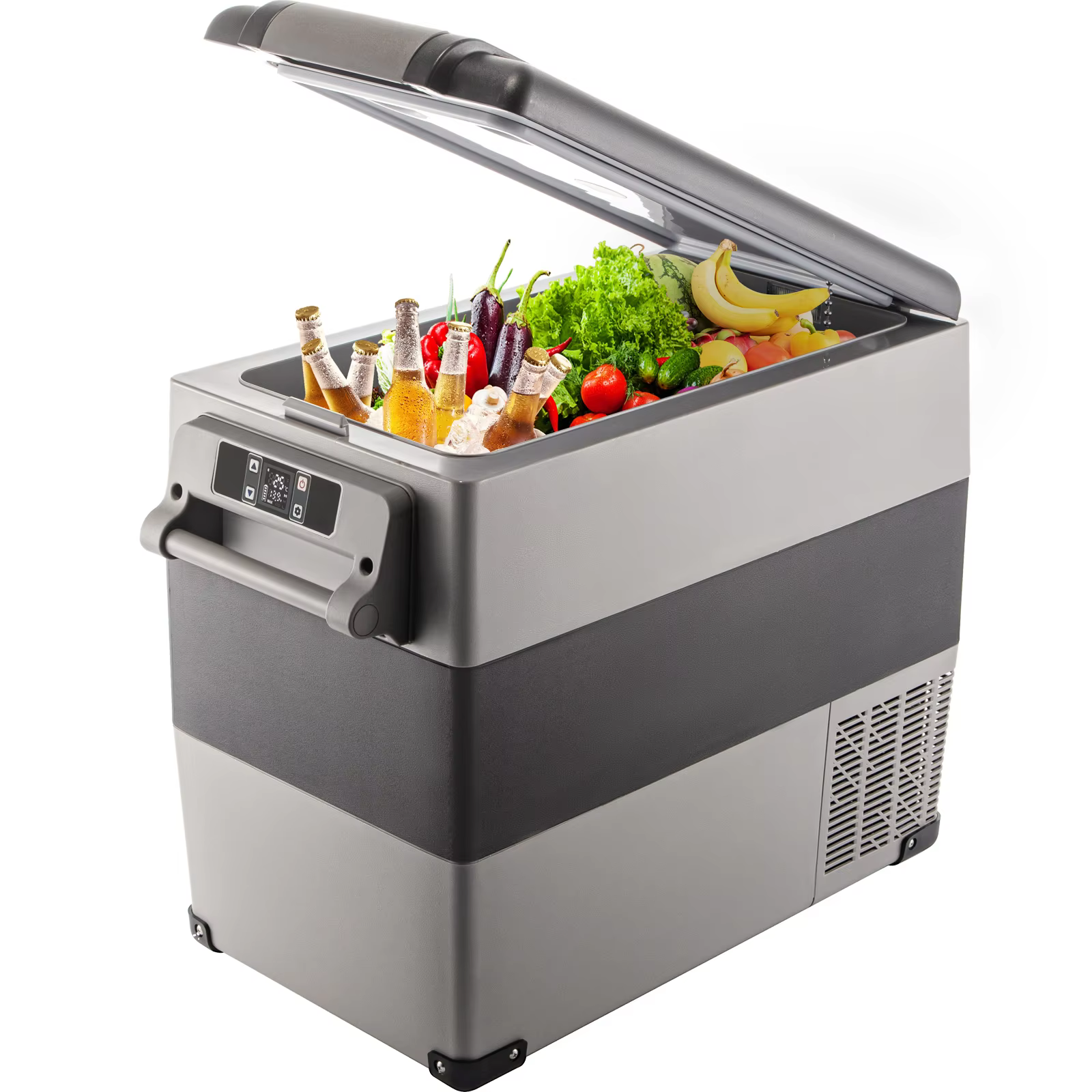 SucceBuy 20L 22L 35L 45L 55L Car Refrigerator Mini Fridge Freezer Portable Compressor Cooler DC 110-240V Ice Box for Camping
