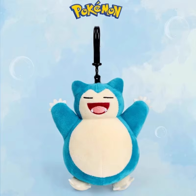 Pokemon Kawaii Snorlax Stuffed Toys Cartoon&Cute Keychain Plush Dolls Pendant Throw Pillow Birthday Gift