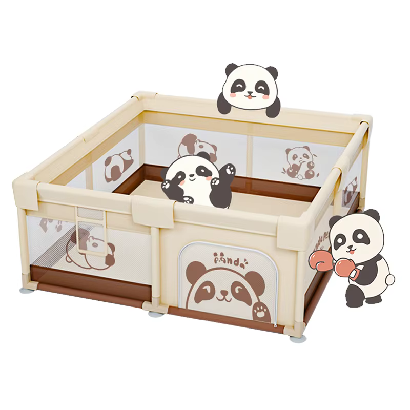 PANGDUBE Panda cercadinho para bebês cercadinho infantil opcional 4 tamanhos cercadinho para atividades do bebê academia crianças brincar cerca playground
