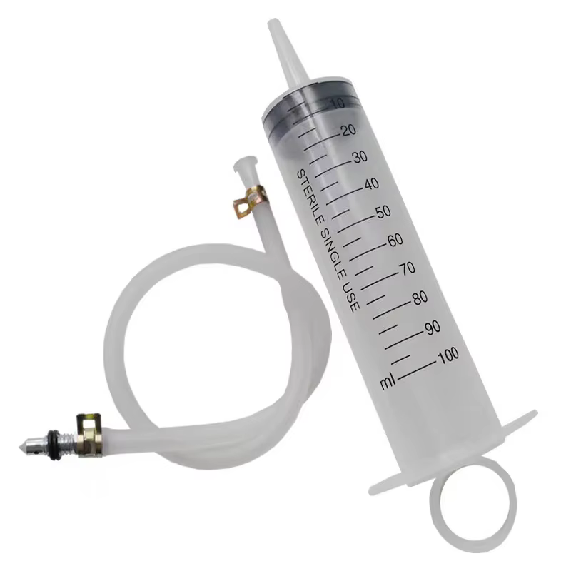 Motorcycle Bleed Kit Brake Caliper Gas Bleed Syringe Tool For Hydraulic Disc Brake Universal For Honda Yamaha Kawasaki Suzuki