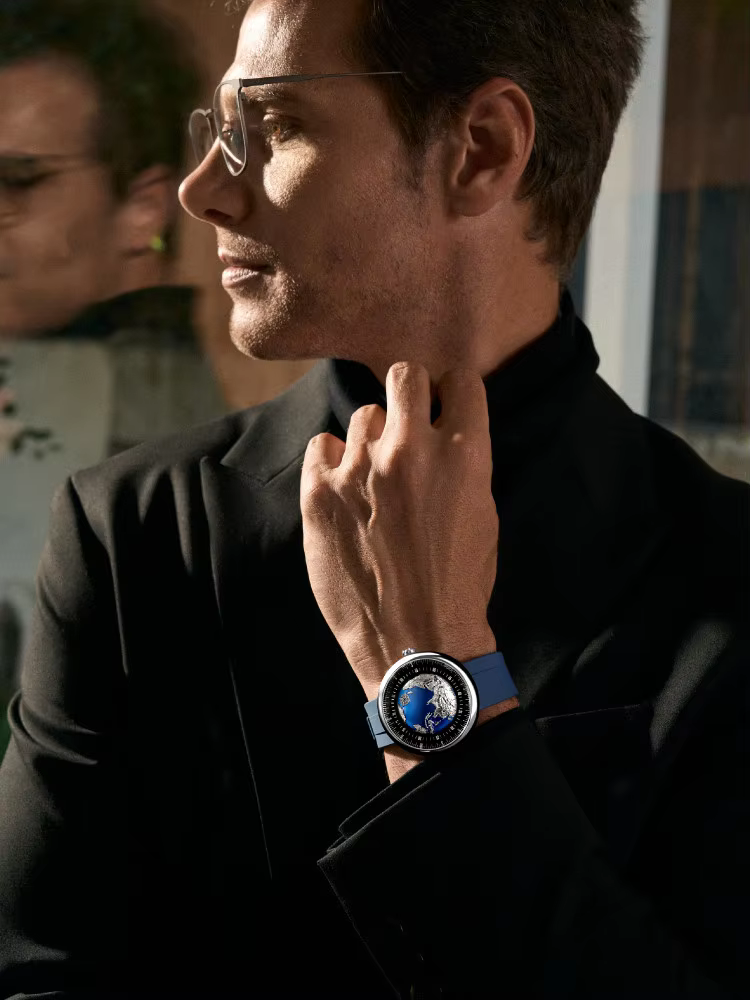 Fashion Exploration Series Art Watch Blue Planet II Trendy Casual Men's Watch