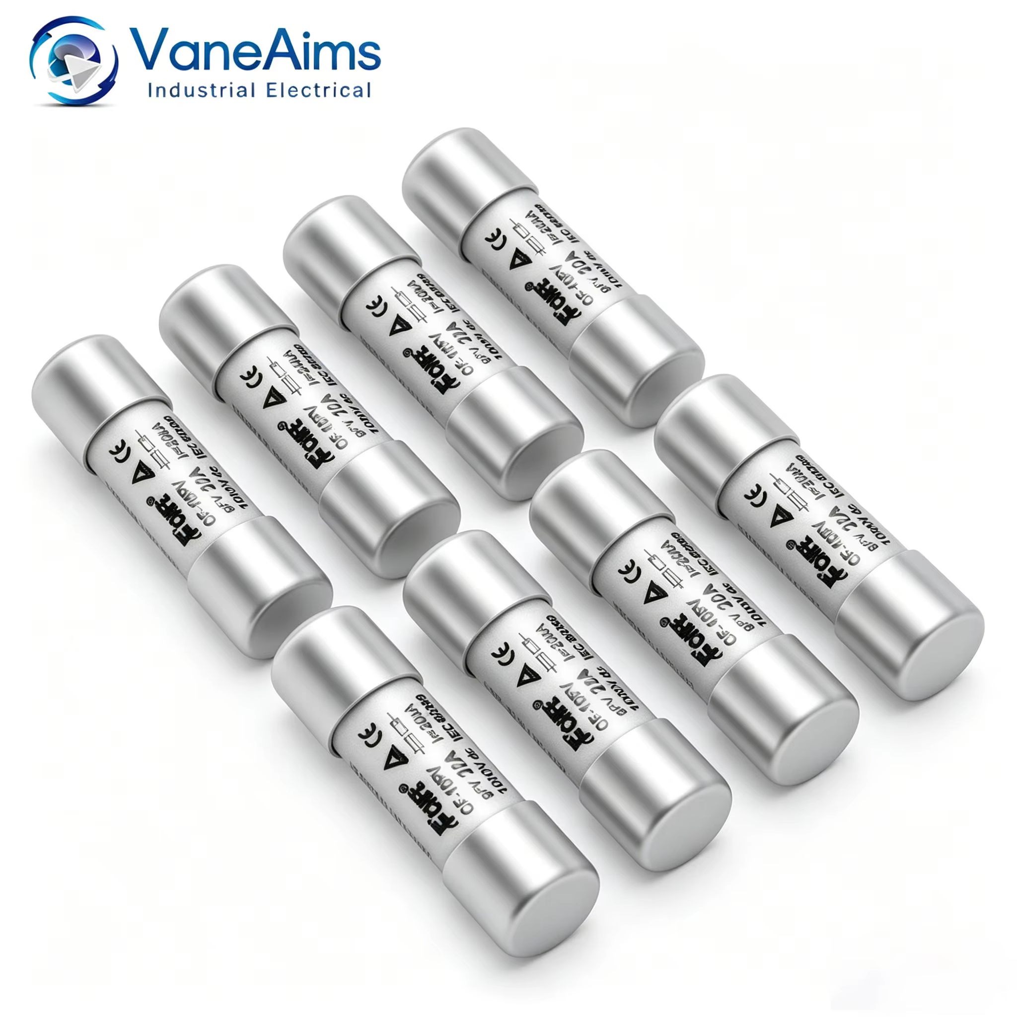 1/5/20/30pcs Solar DC1000V Ceramic PV Fuse 1A 2A 3A 10A 15A 20A 25A 30A High Voltage gPV Fuse for Solar System Protection
