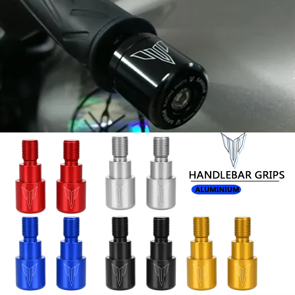 Motorcycle Handle Bar End Caps Handlebar Grips For Yamaha MT07 MT09 MT10 MT125 FZ1 FZ6 FZ6R FZ07 FZ09 FZ010 Handbar Ends Plug
