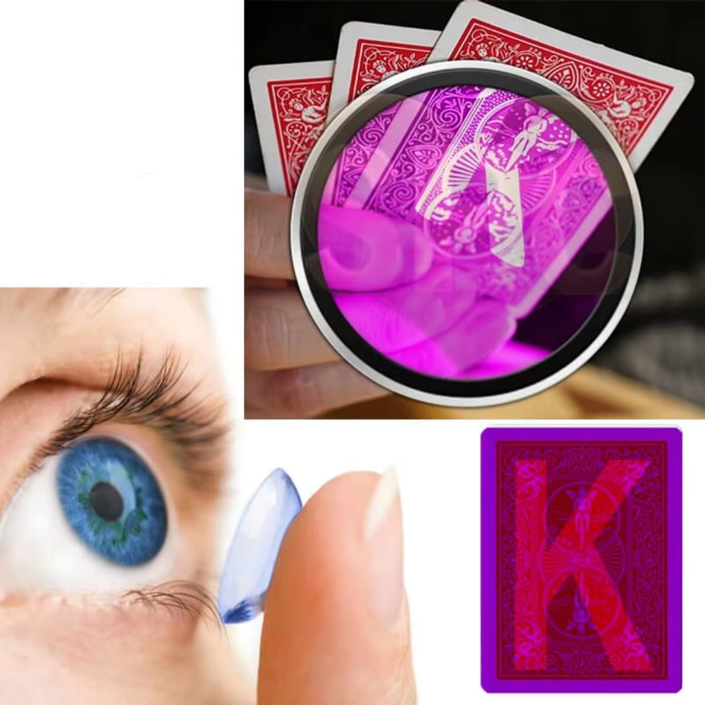 Infrared Invisible UV Reader Set For Infrared Marked Playing Cards