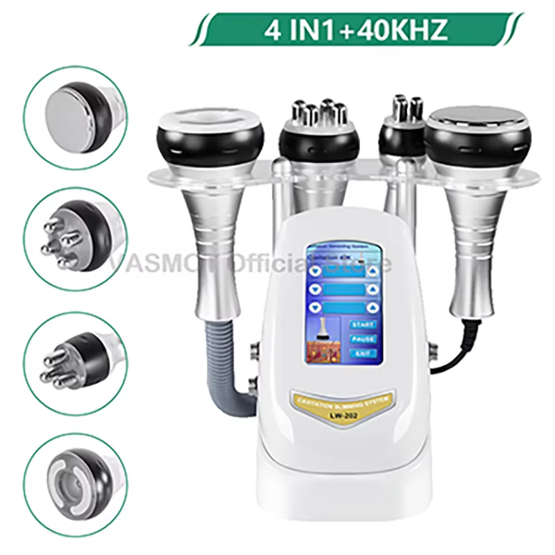 3/4IN1 40K Cavitation Ultrasonic Body Slimming เครื่อง RF อุปกรณ์ความงามเครื่องนวดหน้าผิวกระชับ Face Lifting ดูดสูญญากาศ
