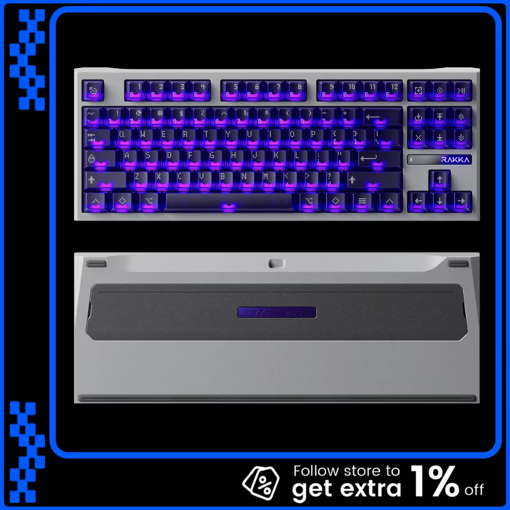 RAKKA 80 Edge Magnetic Switch Keyboard Mechanical Keyboard Type-c Wired Gaming Keyboard Hotswap Customized Pc Accessories Gifts