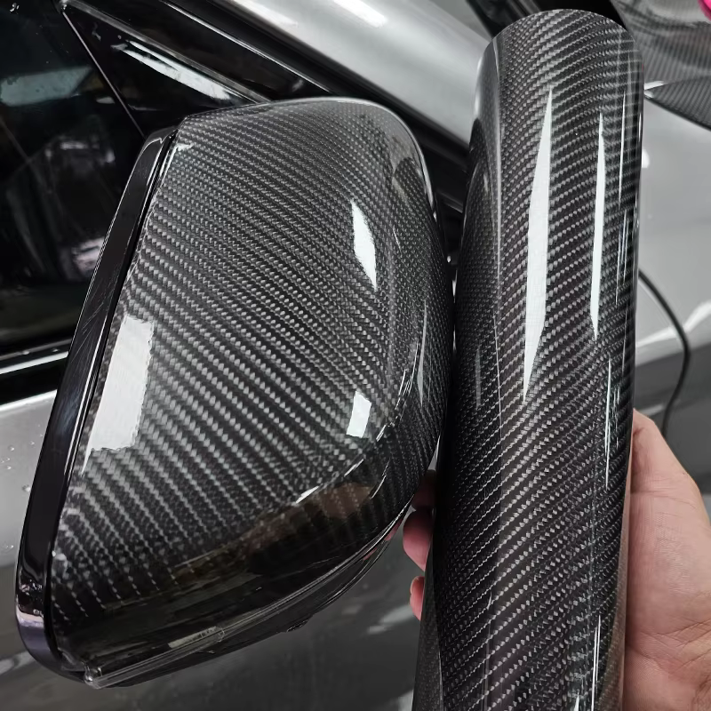 Carbon Fiber Car Body Vinyl Wrap Matte Accessories Glossy Black Sticker 3D 4D 5D 6D Auto Foil Cover Motorcycle Decoration Film