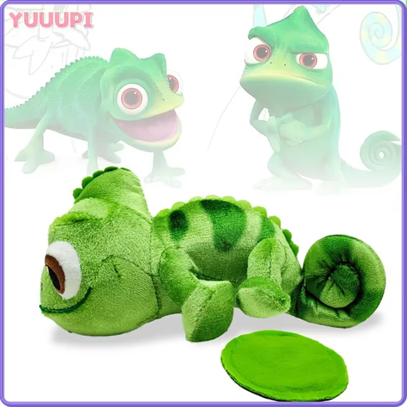 2026 Pascal Rapunzel Chameleon Lying Shoulder Plushie Toy Stuffed Doll Plush Toys Kawaii Pascal Decor Boys Girls Birthday Gift