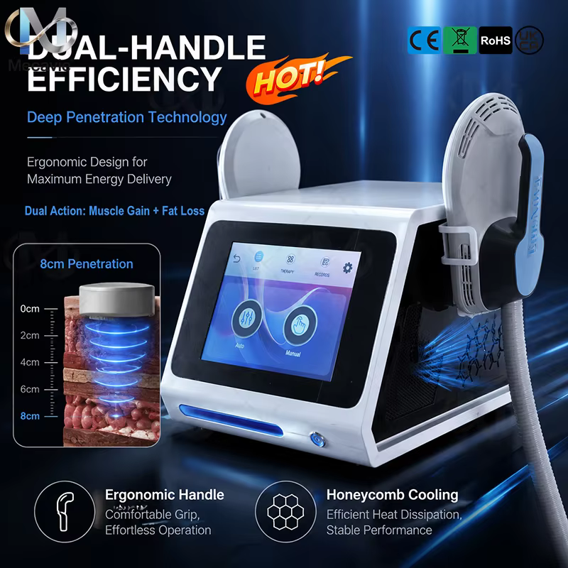 EMSculpt Neo Body Shaping Machine High Energy Muscle Stimulator Fat Reduction Muscle Enhancement Abdominal Tightening EMS Body