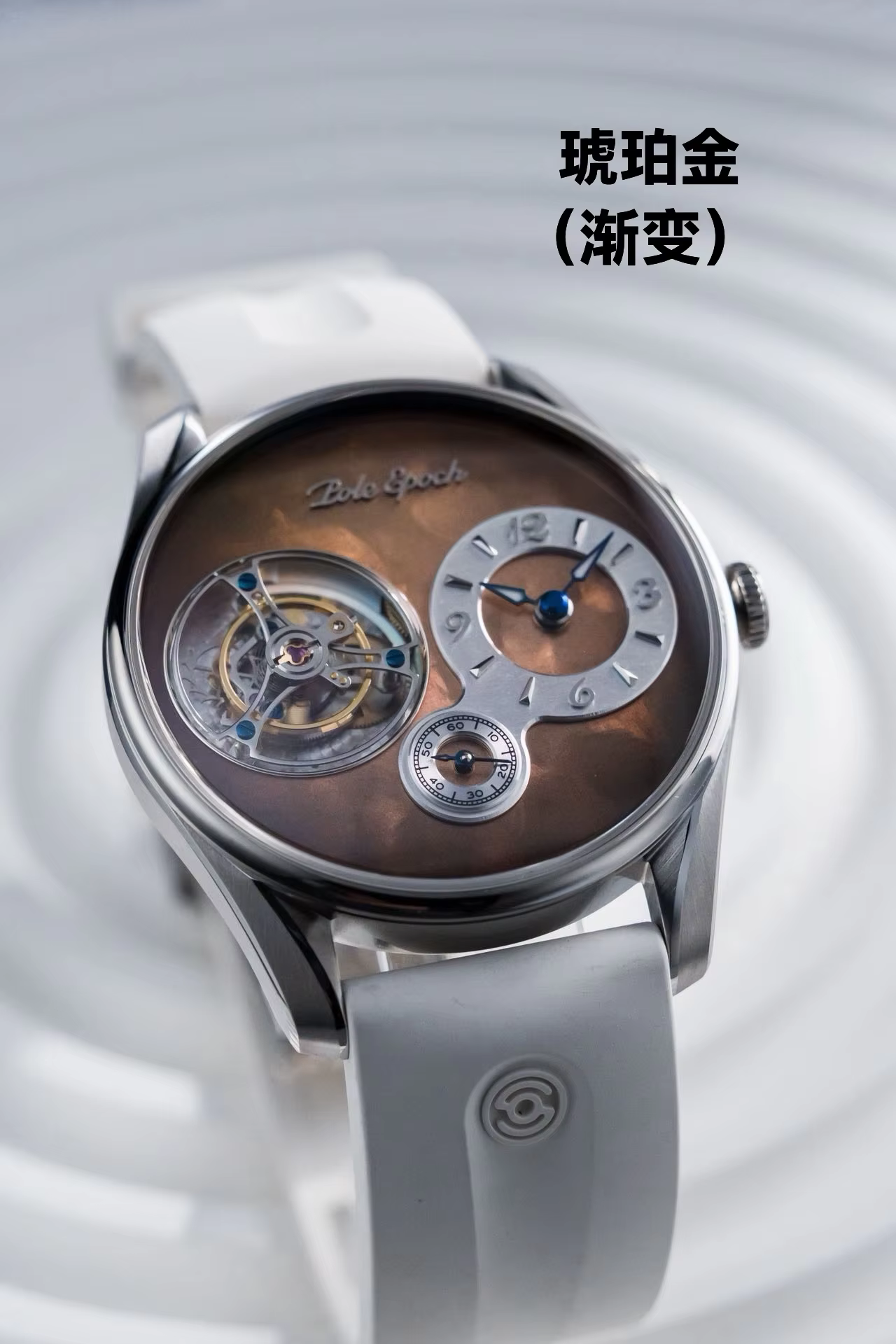 customization Jichen 008 Meteorite Men's Mechanical Watch Manual Tourbillon Movement with Sapphire Glass