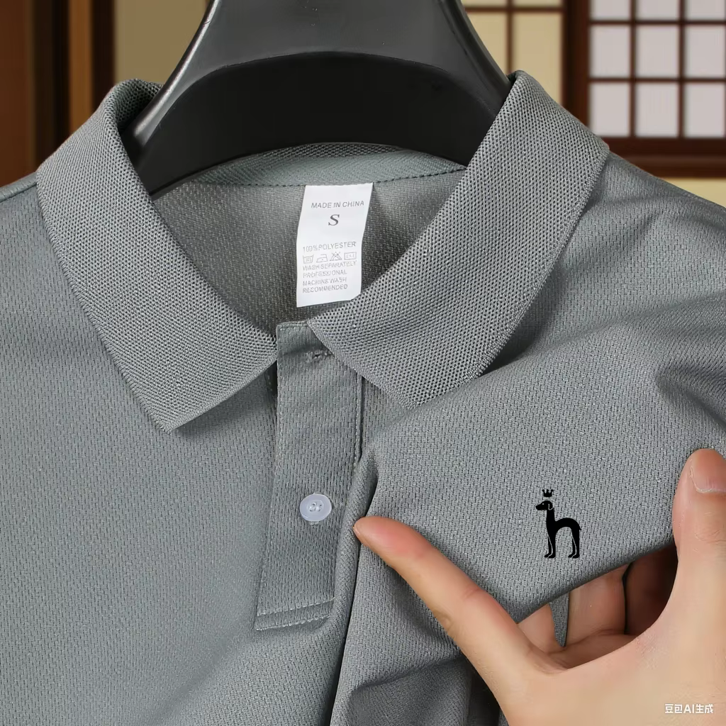 High end brand men's short sleeved polo shirt, summer fashion hot selling golf casual T-shirt