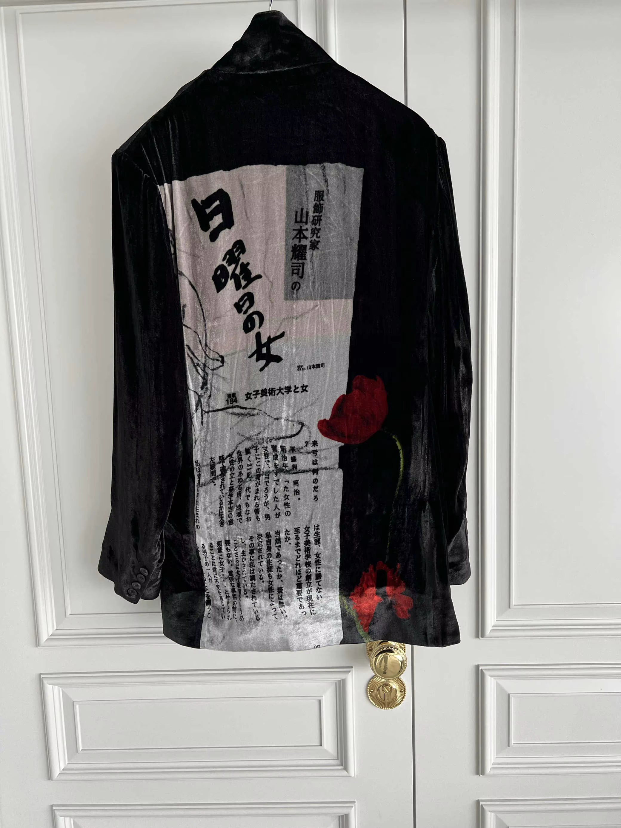 TOP-YAMAMOTO original design Velvet Hiyoshi