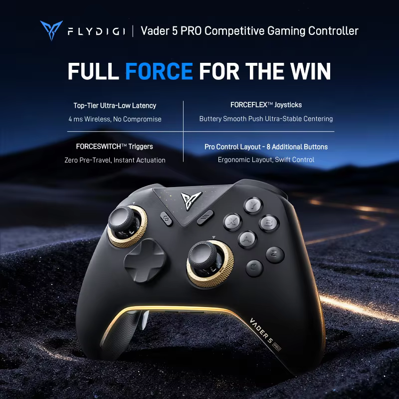 In Stock Flydigi Vader 5 Pro global version Wireless Bluetooth Gamepad Controller Multi-Platform for PC NS2 Mobile Steam Tablet