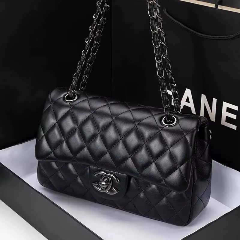 Top Designer Handbag Shoulder Chain Bag Clutch Fap Totes Bags Waet Check Veour Thread C Purse Doube Letters Soid Hasp Waist Square
