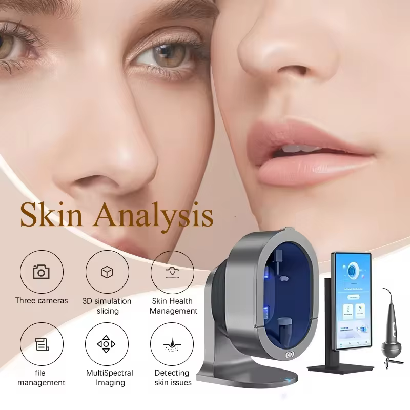 New Arrival X5 Pro 3D Skin & Hair Analyzer Facial Scalp Machine Skin Analysis Scanner Facial Skin Analyzer Salon Machine