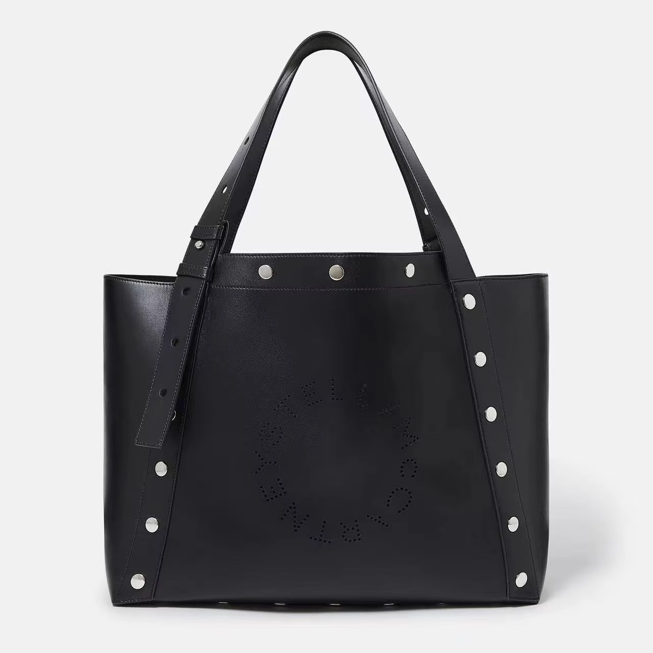 Stella Women's Tote Shoulder Bag Hollow Hole Design Large Casual Style Leather Handbag Crossbody Bag for Daily Use