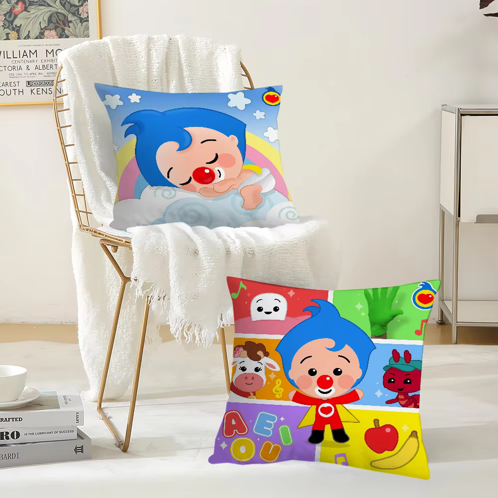 Cartoon cute P-Plim P-Plim  Pillow Case Office Cushions Suitable For Sofa Car Bedroom Decorative Cushion Cover