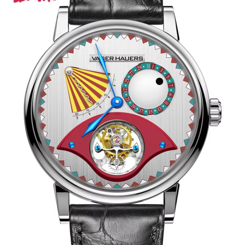 China Vijay Howz Issues Red Fu Clown Watch Men's Mechanical Watch Tourbillon Waterproof Men's Watch