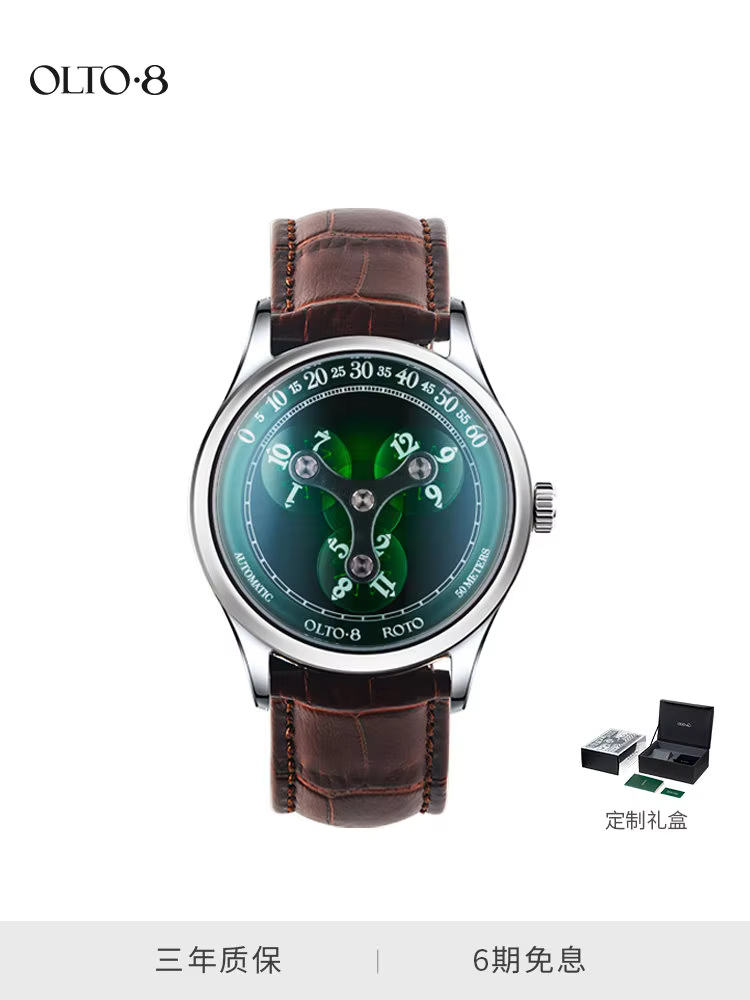 OLTO·8 Men's 39MM Nezha Series Fully Automatic Mechanical Watch MIYOTA 9037 Movement Top Ten Original Personality Watches
