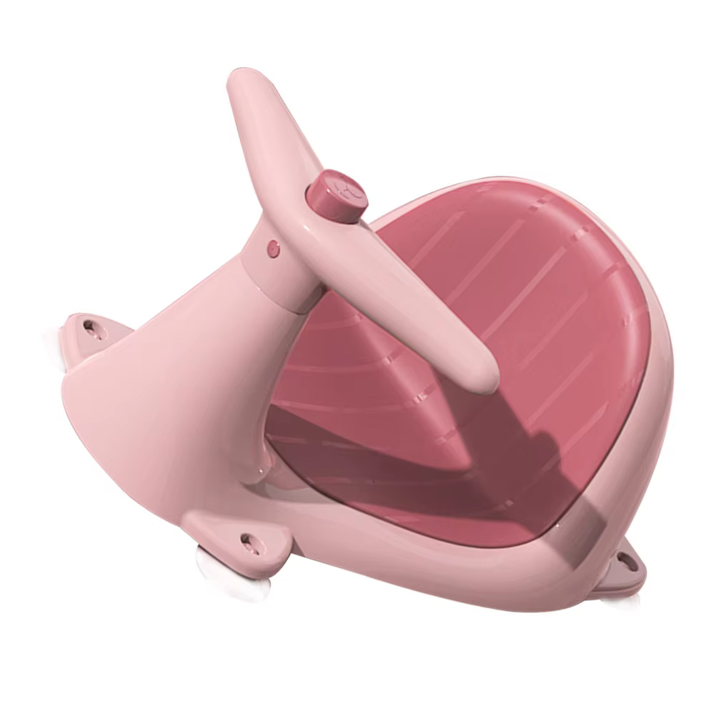 Baby Bathing Seat Safe PP TPE Materials Portable Tub Shower Spray Water Fun Comfort Stable Child Bath Stool Box Packaging