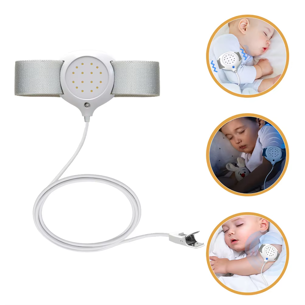 Bedwetting Alarm Urine Sensor Loud Sound Strong Vibration Sleepovers Potty Training Nocturnal Enuresis Alarm for Boys Girls Deep