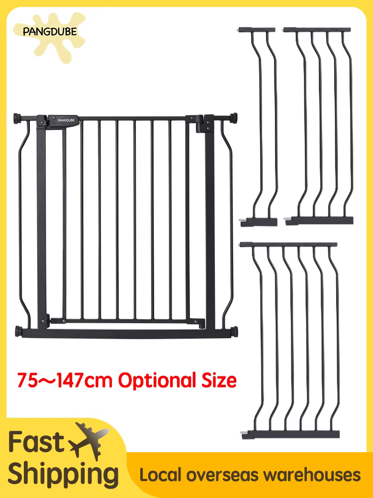 PANGDUBE Children's Safety Fence Baby Playpen Security Door for Pet Child Stair Barrier Baby Gate for Stairs Baby Safety Gate