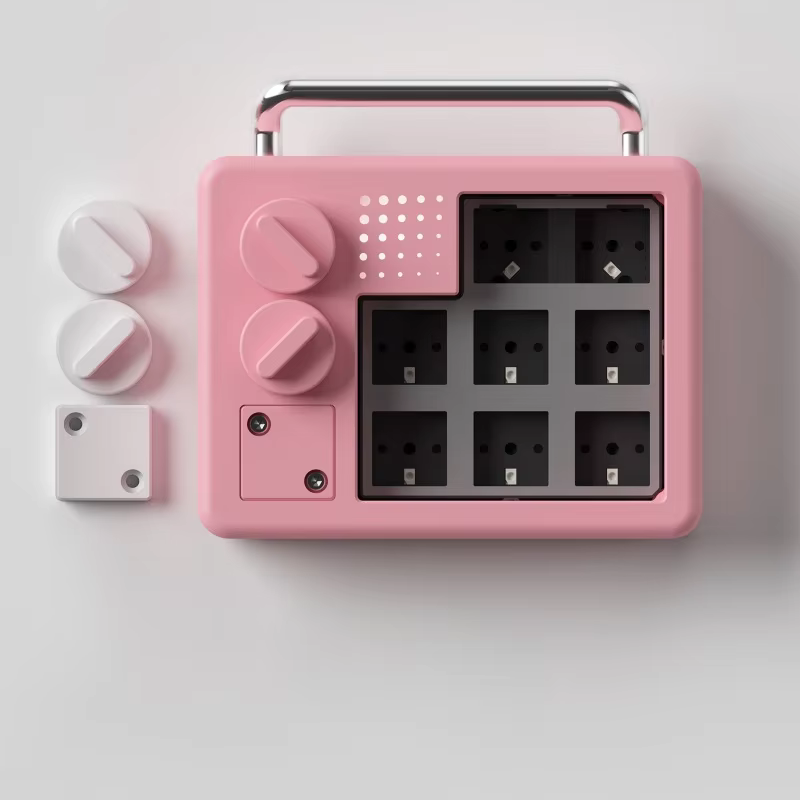 Mini Keyboard Keypad Dual Mode Bluetooth Wireless Gasket Hot Plug Mechanical Keyboard Accessory for Computer Office Gaming Gifts