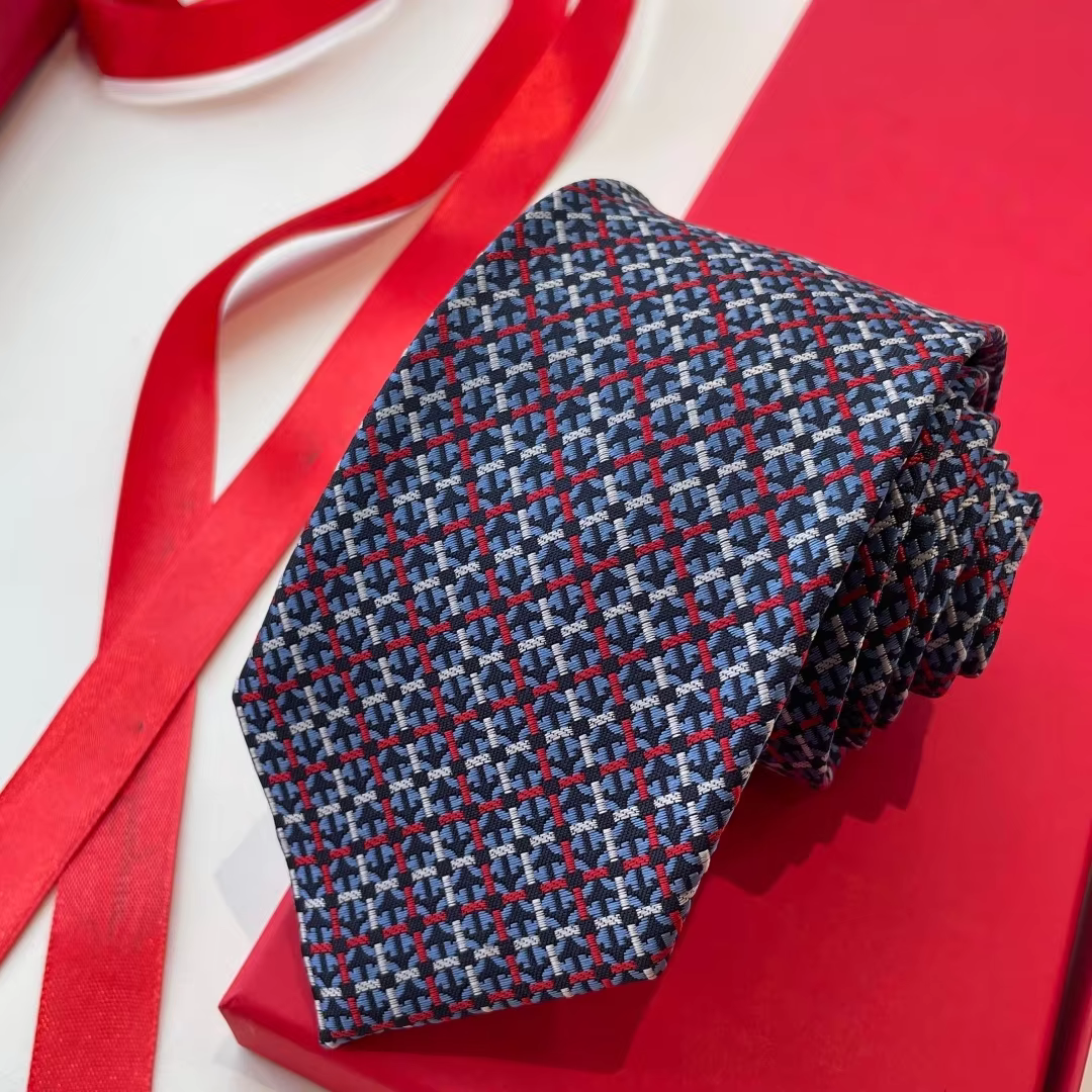 Handmade Luxury Brand Men's Ties Silk Jacquard Twill F Style High-End Business Formal Bow Ties Holiday Gifts Skin-Friendly Soft
