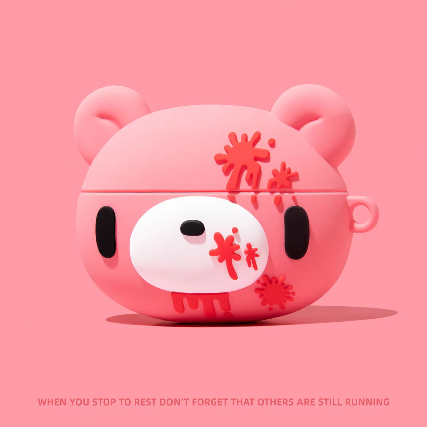 Pink Bear For Airpods 3 4 Pro Pro 2 Pro 3 Silicone Earphone Case Accessories Cover