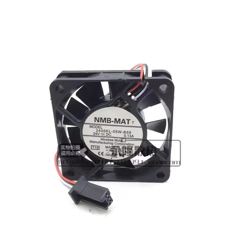 Original 2406KL-05W-B59 24V 0.13A 6CM 60 * 60 * 15mm Fanuc System Driver cooling Fan