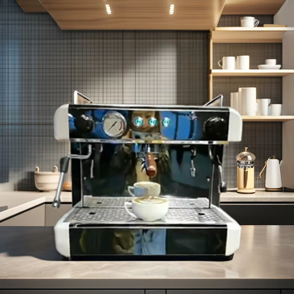 luxuryMultifunctional Italian 1 Group Professional Commercial Coffee Cappuccino Espresso Machine for Business