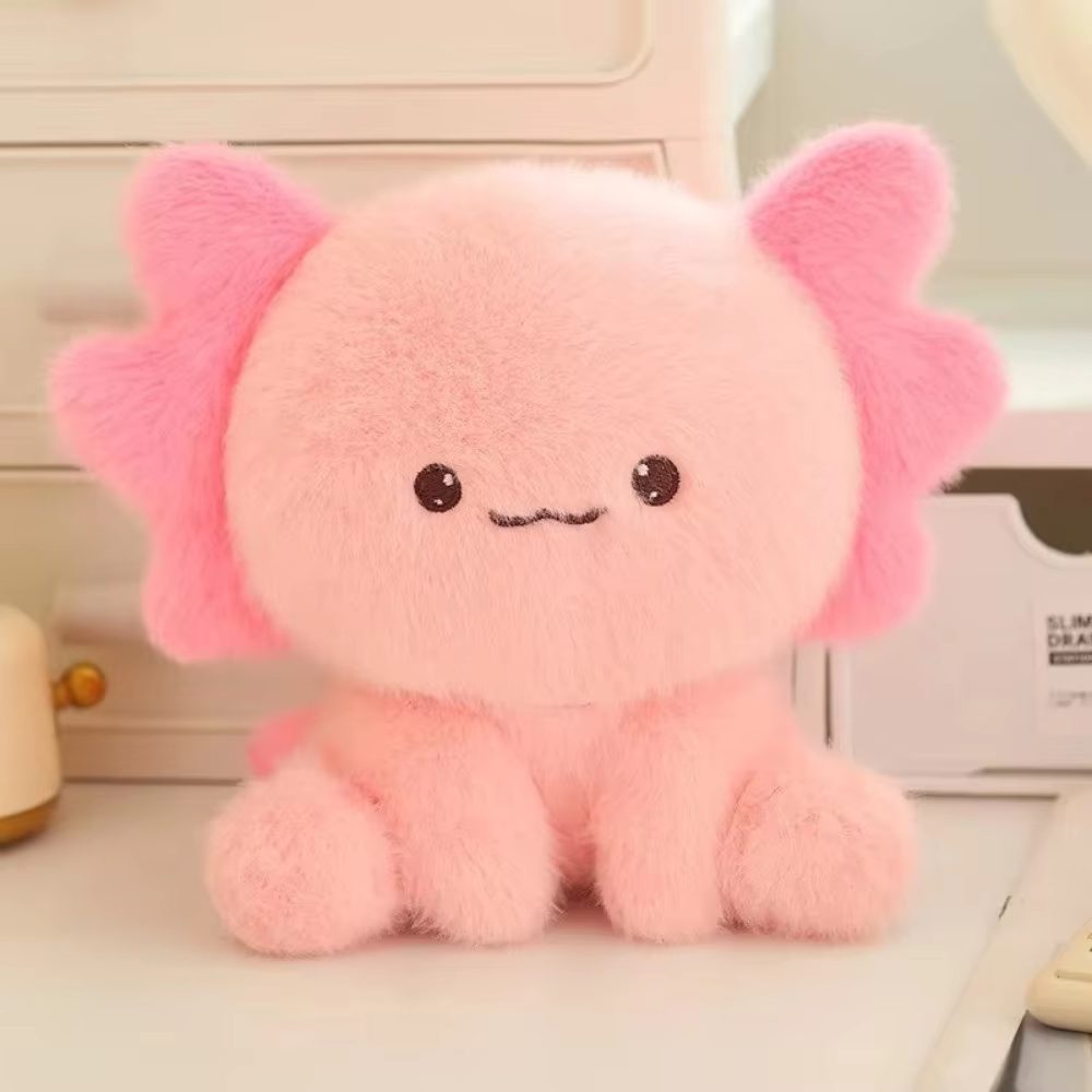 Nuevo Peluche de Axolotl, Muñeco de Peluche Kawaii, Adorno Súper Suave, Muñeco de Salamandra, Decoración para el Hogar, Juguete de Peluche