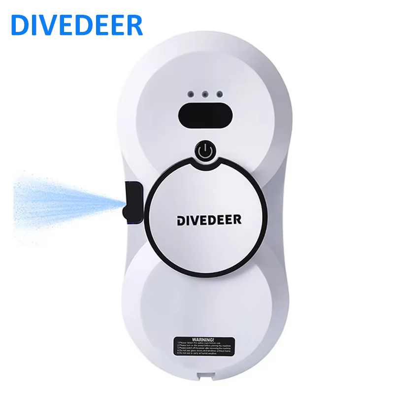 DIVEDEER Window Cleaning Robot Brushless motor Large Suction Spray Electric Anti-fall Remote Control Vacuum Cleaner