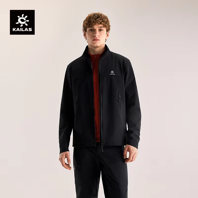 KAILAS Men's M8 Stand-Collar Lightweight And Abrasion-resistant Softshell Jacket For Hiking and mountain life KG2539111