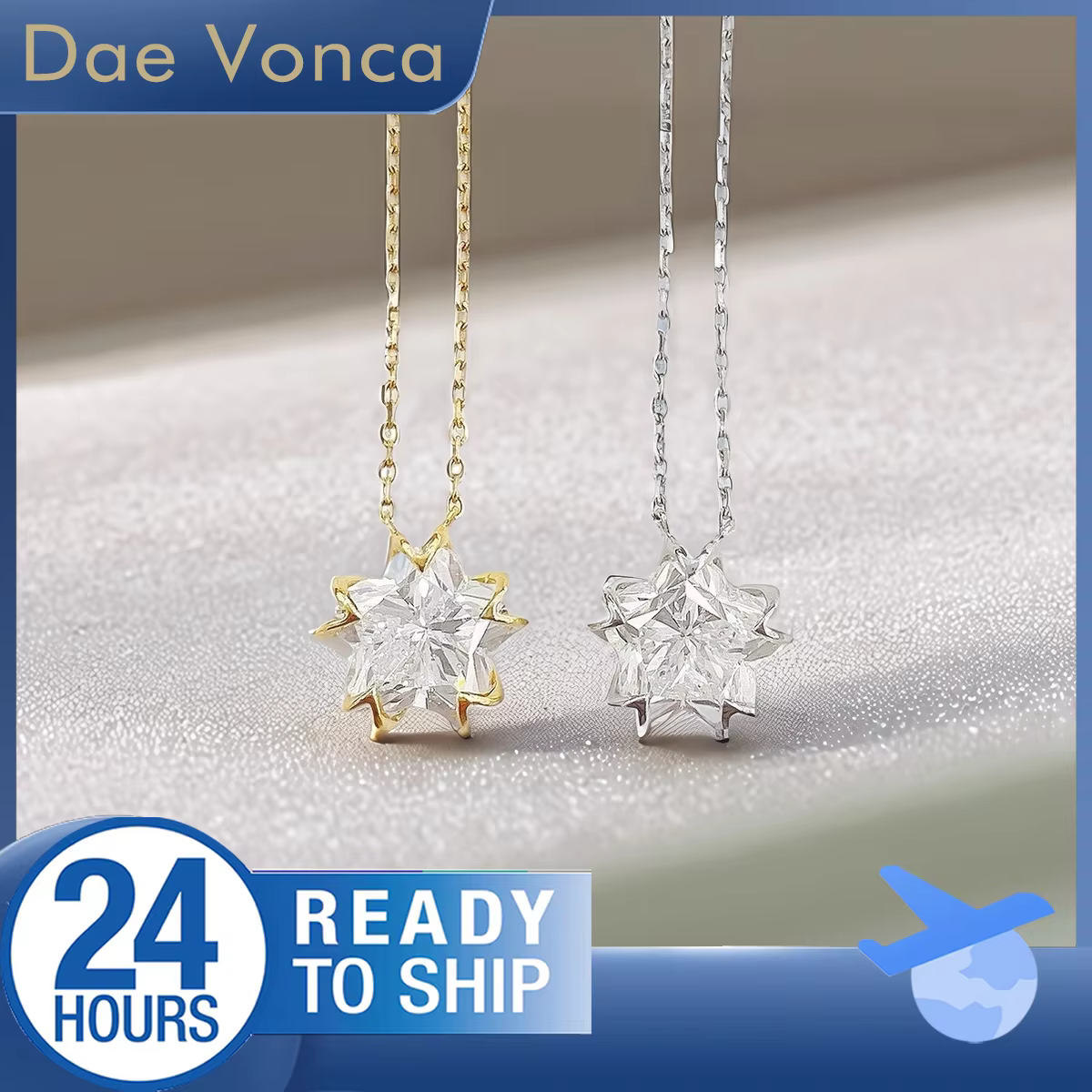 IGI Certified Flower Cut Lab Grown Diamond Necklace Solitaire Style Lab Diamond Necklace 18K White/Rose Gold Pendant Necklace