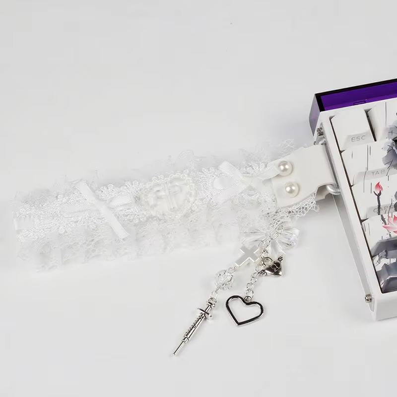 Lace Keyboard Ribbon Mechanical Keyboard Strap Universal Personalized Keyboard Ribbon Keyboard Decor Accessories