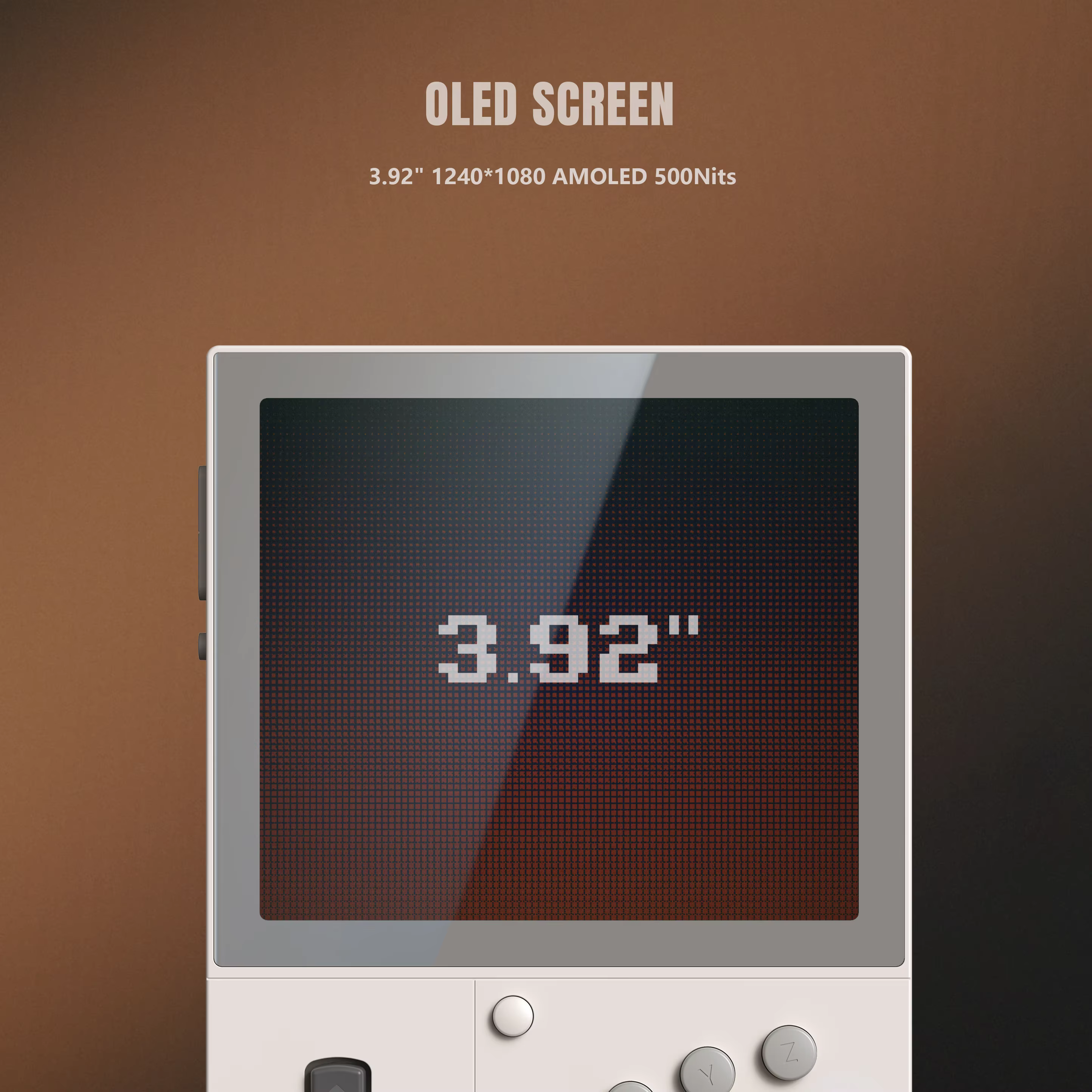 AMPOWN Retroid Pocket Classic Handheld Game Players 3.92'' AMOLED 1080P 60FPS Android 14 Portable Retro Video Game Player Adreno