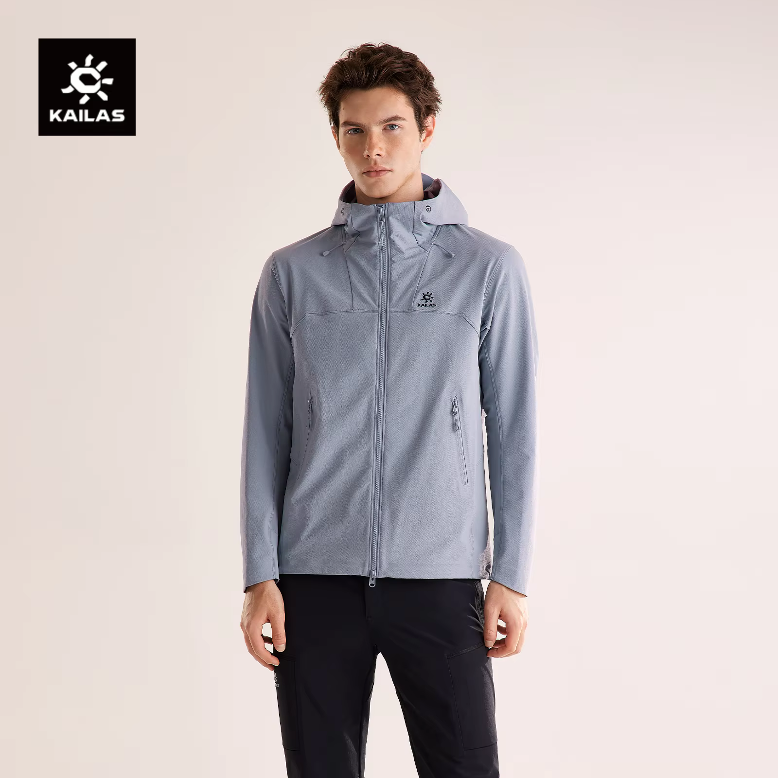 KAILAS Men's M8 Hooded Lightweight And Abrasion-resistant Softshell Jacket For Hiking and mountain life KG2539105