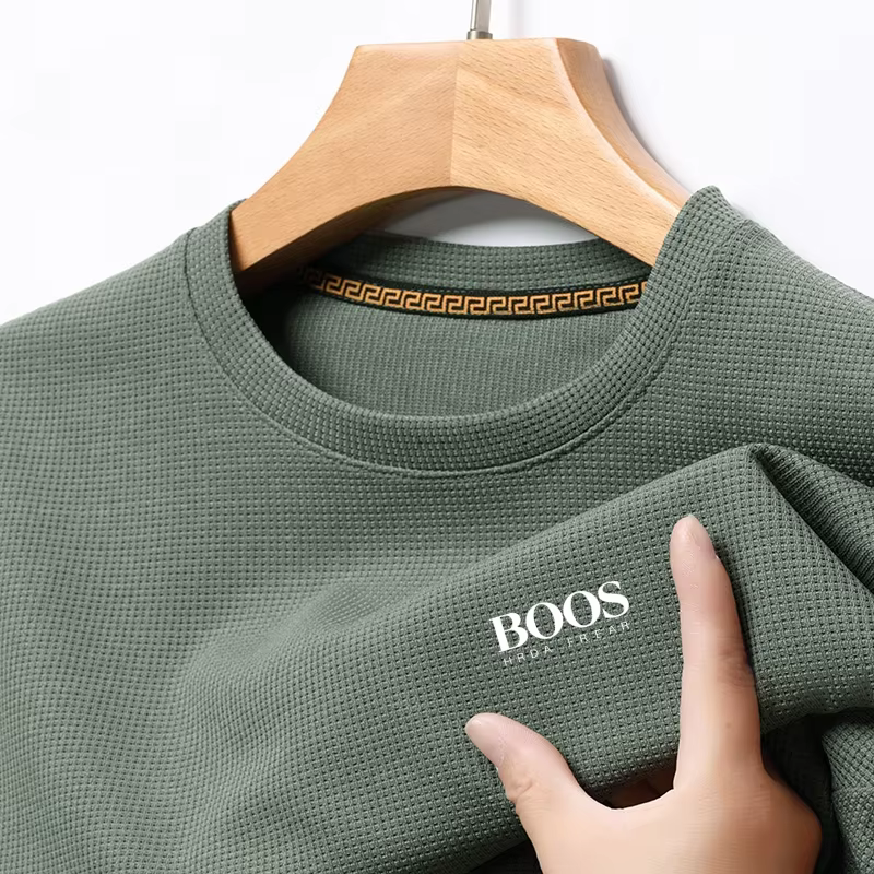 Summer New Men's Casual and Fashionable Short Sleeved T-shirt, Comfortable Round Neck Top