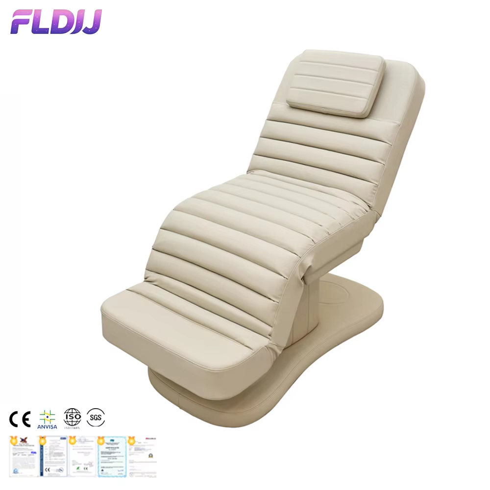 Electric Folding Facial SPA Bed Hydrotherapy Massage Table Salon Eyelash Chair Adjustable Beauty Care Shop Furniture
