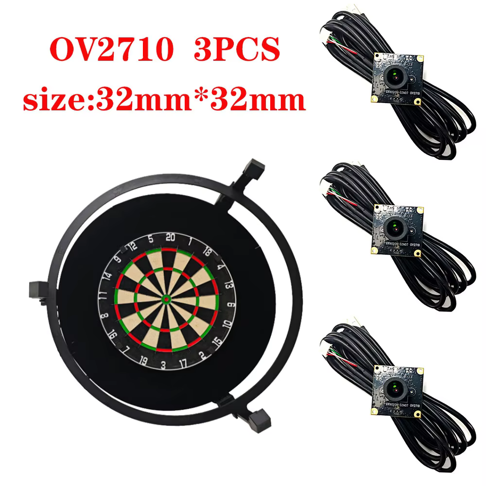 OV2710 Autodarts.io DIY Camera Module GXIVISION 2MP 1280*1024 30fps 100 Degree Over 99% Accuracy Rate
