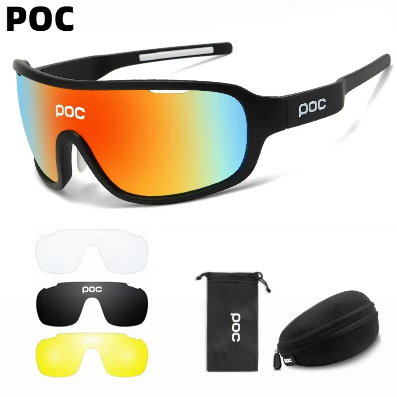 POC Bicycle riding sports glasses boys and girls running marathon cross country MTB DH Outdoor sports sunglasses