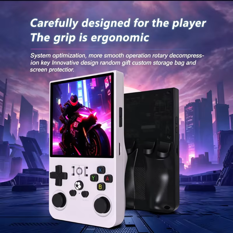 R36S MAX Open Source Handheld Game Console 4.0 Inch IPS Retro Arcade PSP Stick Portable Video Game Player Handheld Game Console
