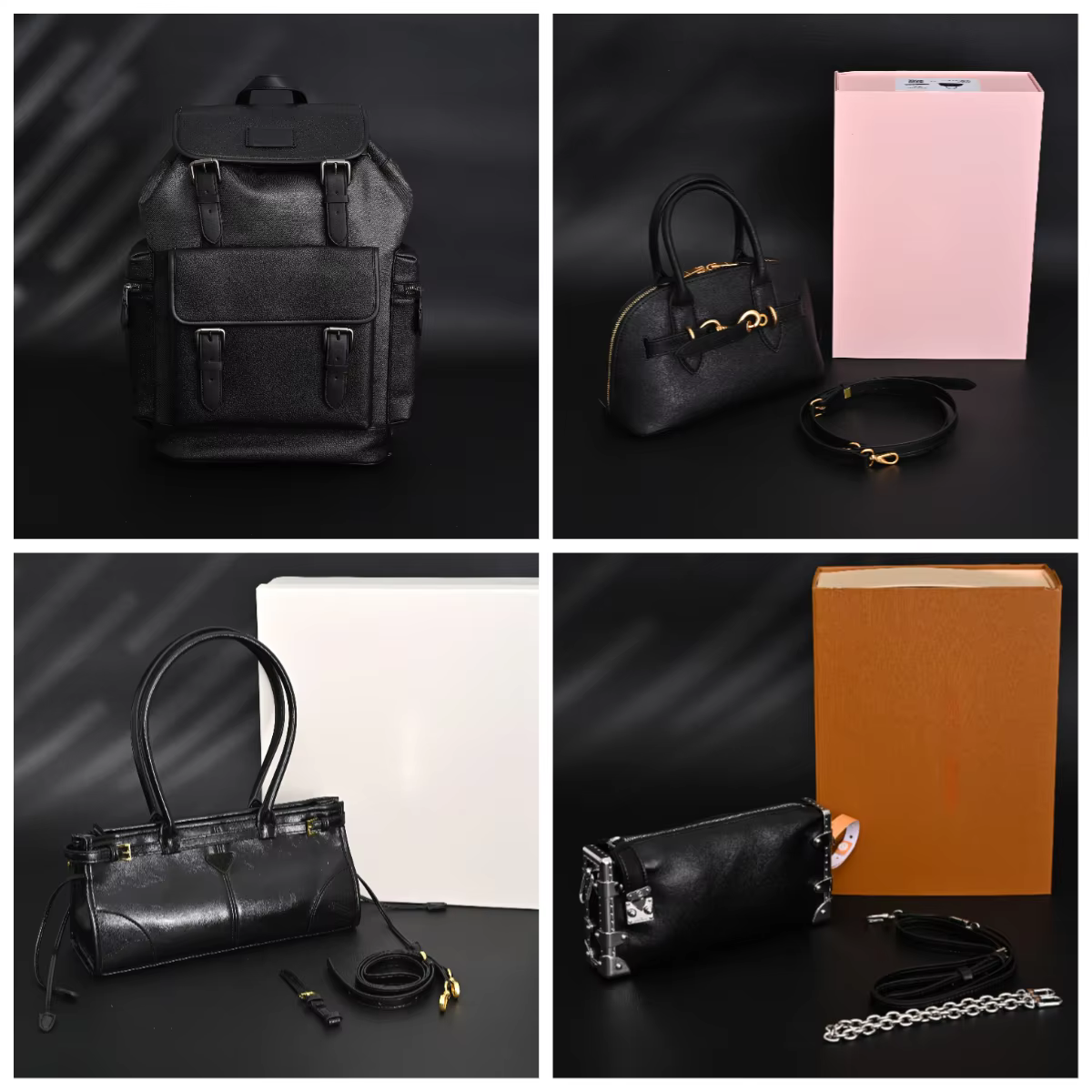 Vintage Retro Backpack Solid Color Adjustable Strap Ladies Commute School Bag