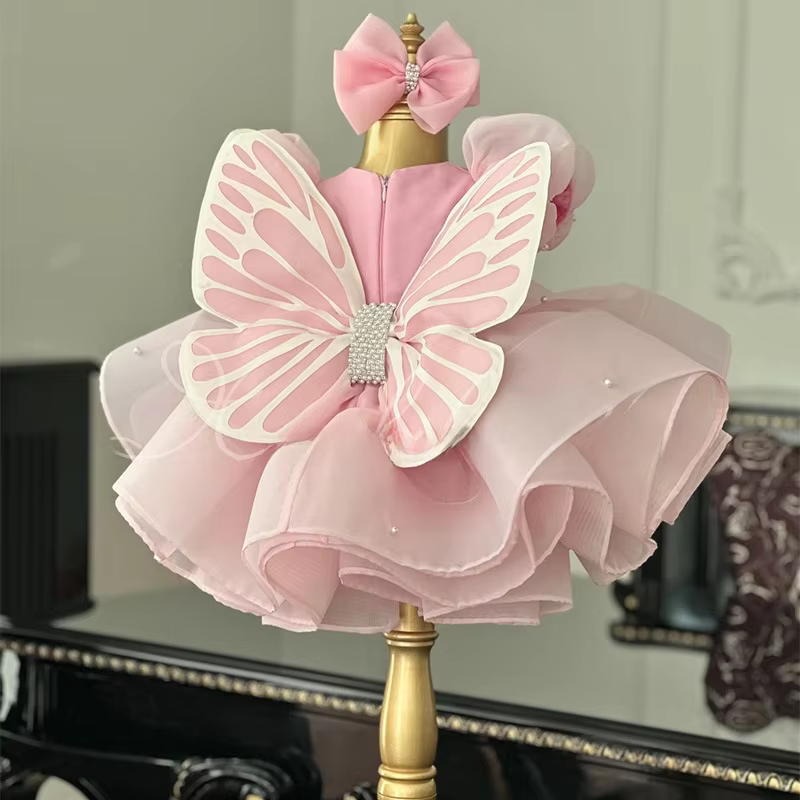 Princ Dr for Girls 2026 Sle Piano Sve Birthday Cake Children's Dr Girl's Clothing Baby Girl's Outfits Birthday ...
