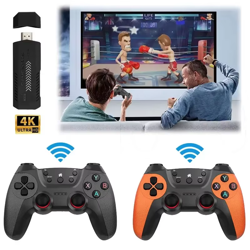 2026 New X2 Ultra Game Stick 4K 64GB/128GB 30000 Games  Gamepad Classic Retro Gaming TV Game Console Wireless 2.4GHz consola