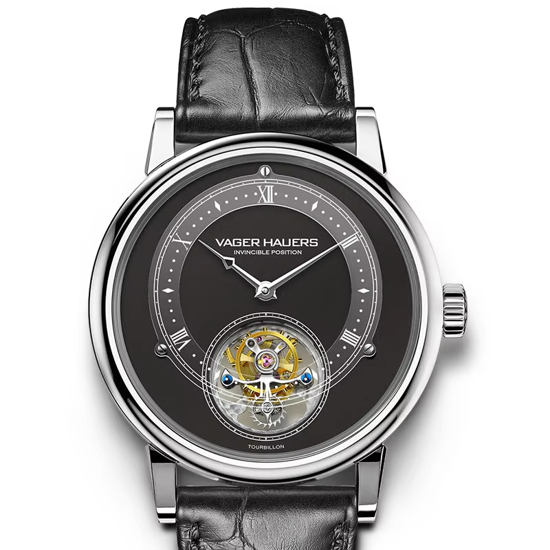 Original Limited Edition Chinese Style Genuine Watch Men's Mechanical Watch Tourbillon Hollow Leather Waterproof Men's Watch