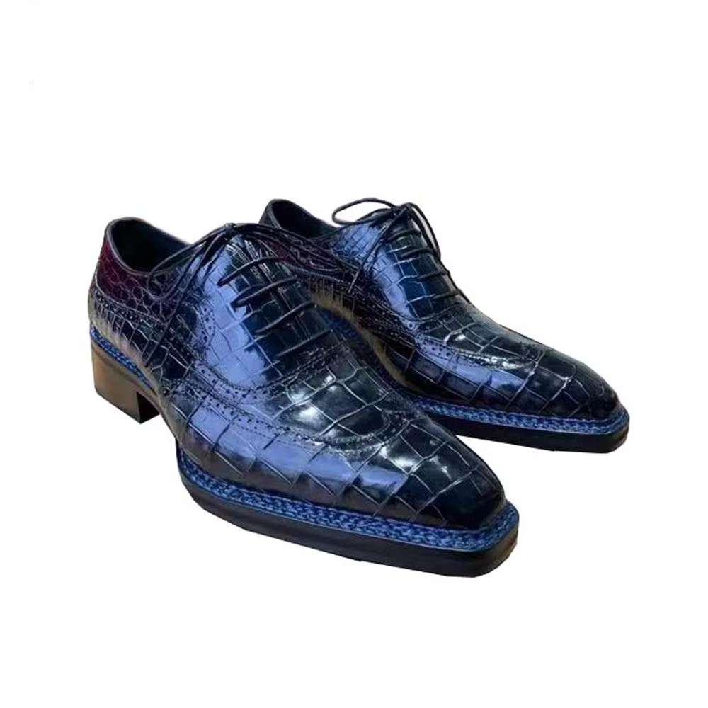 shechipingzhuanggui men formal shoes crocodile shoes male wedding shoes
