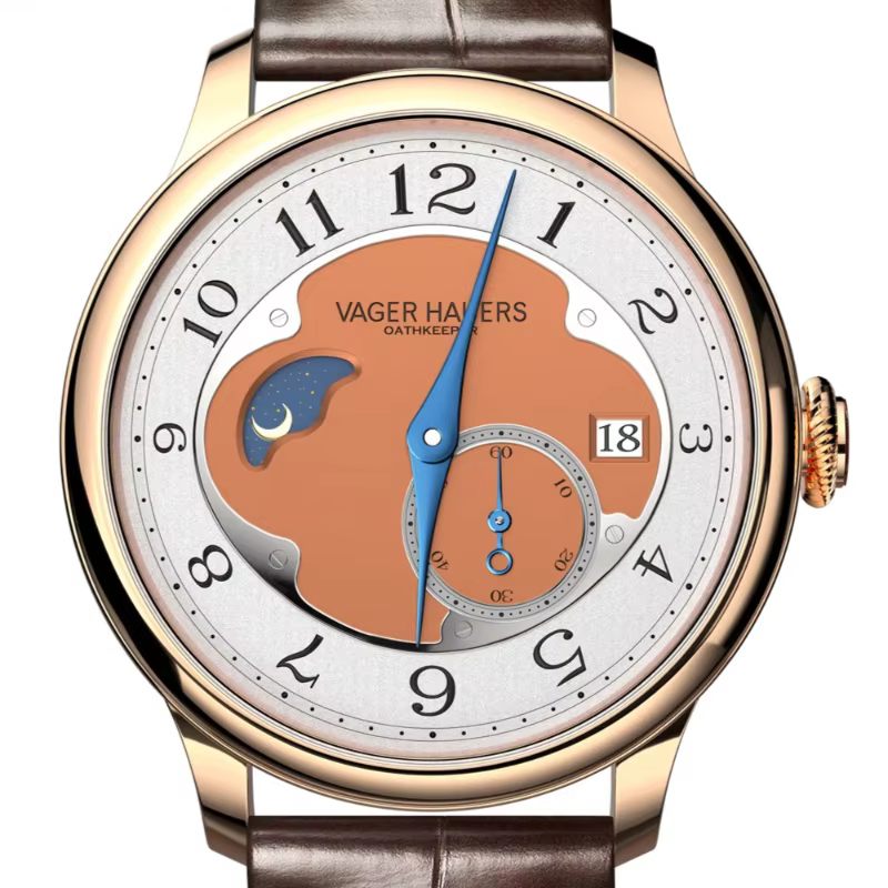 Vijay Hauser Original 2025 New Product Watch Men's Mechanical Watch Fully Automatic Leather Waterproof Runa FPJ Men's Watch