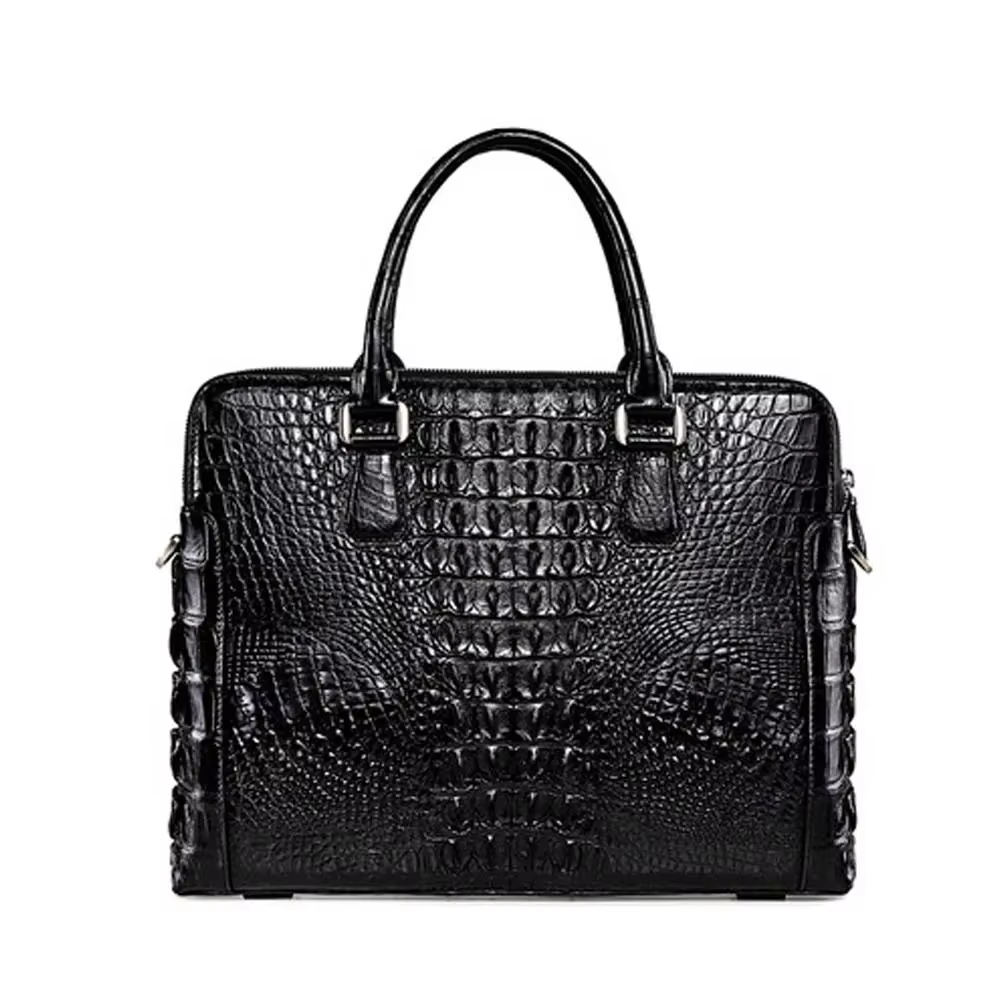 kafandi men crocodile  handbag  new  business  leisure  large capacity male briefcase Cross section  bag